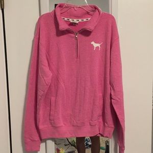 PINK quarter zip